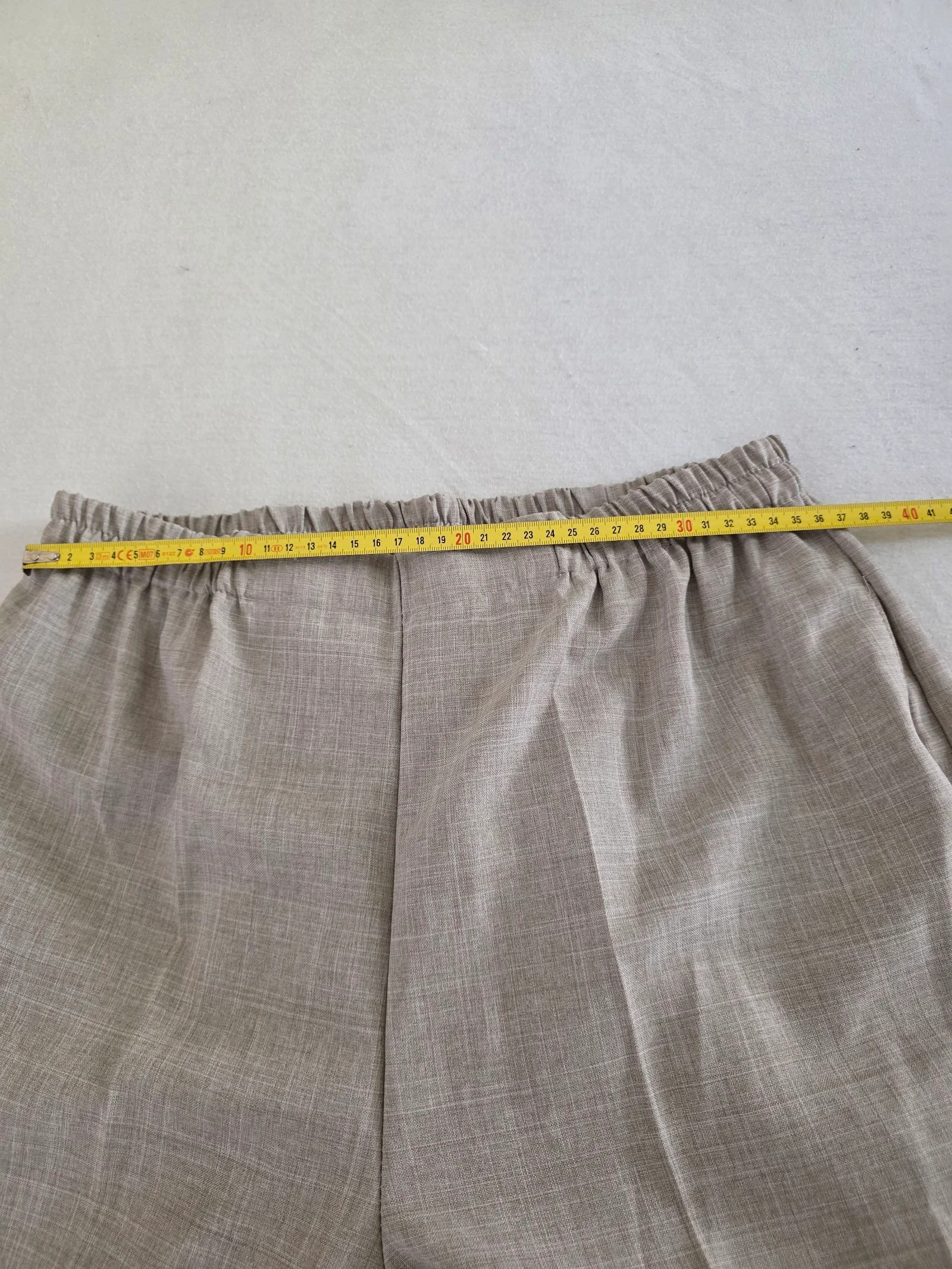 Bermuda estilo short longo / saia-calça 🍒vintage anos 80 fabricado na França🍒tamanho 38/44 – photo 5